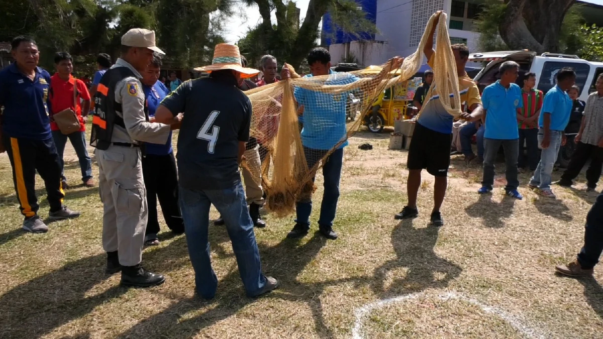 "หว่านแหบก"กีฬาเชื่อมความสามัคคีชาวบ้านชายแดนไทย-กัมพูชา