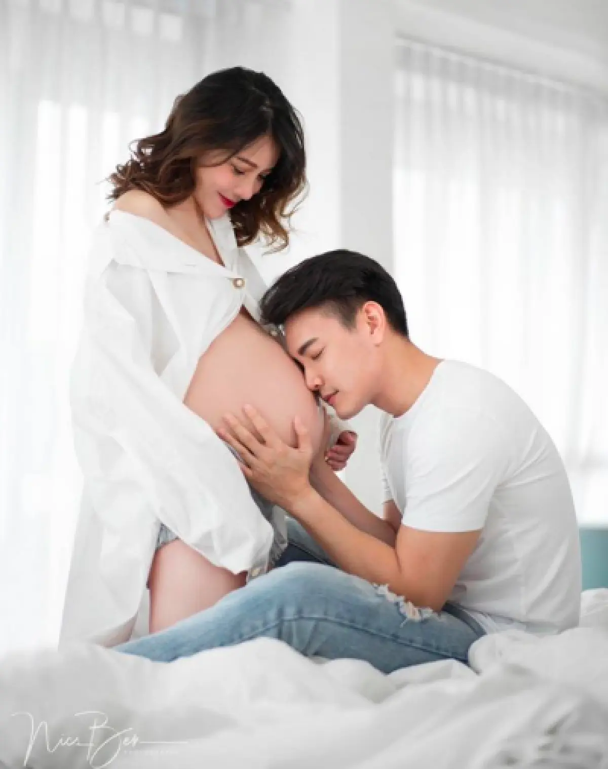 แซ่บส่งท้าย "ฟลุค-แอปเปิ้ล” ถ่ายแฟชั่นเซ็ต ทิ้งทวนก่อนคลอด!