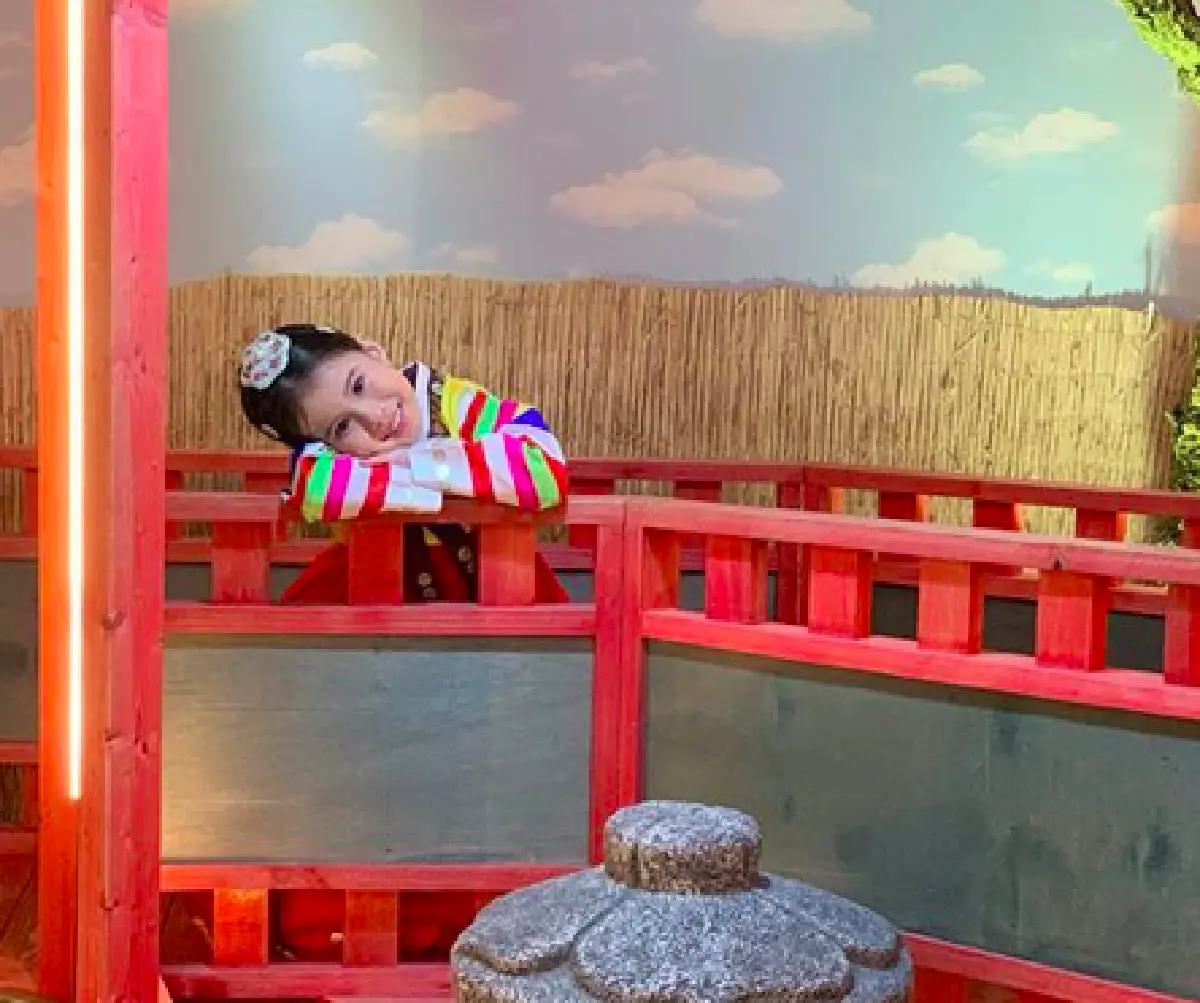 คู่หูต่างวัย! "แม่เมย์-น้องมายู" สวมชุดฮันบกกันแบบจัดเต็ม น่ารักที่สุด