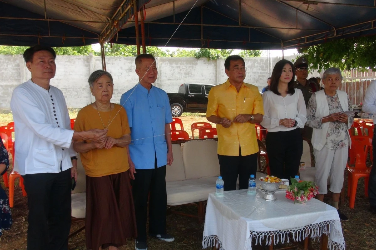 วางเสาเอกมูลนิธิสงเคราะห์สัตว์วัดเสือ แลนด์มาร์คใหม่เมืองกาญจน์