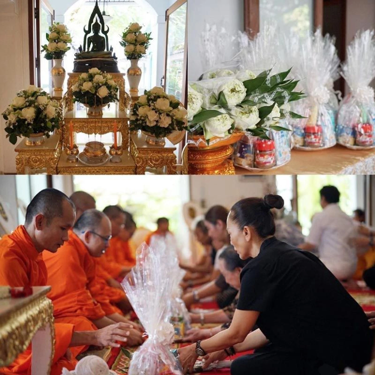 "ต่าย เพ็ญพักตร์” ทำพิธีลอยอังคาร “โตน” พร้อมเอ่ยคำลา ส่งถึงฝั่งเป็นครั้งสุดท้าย