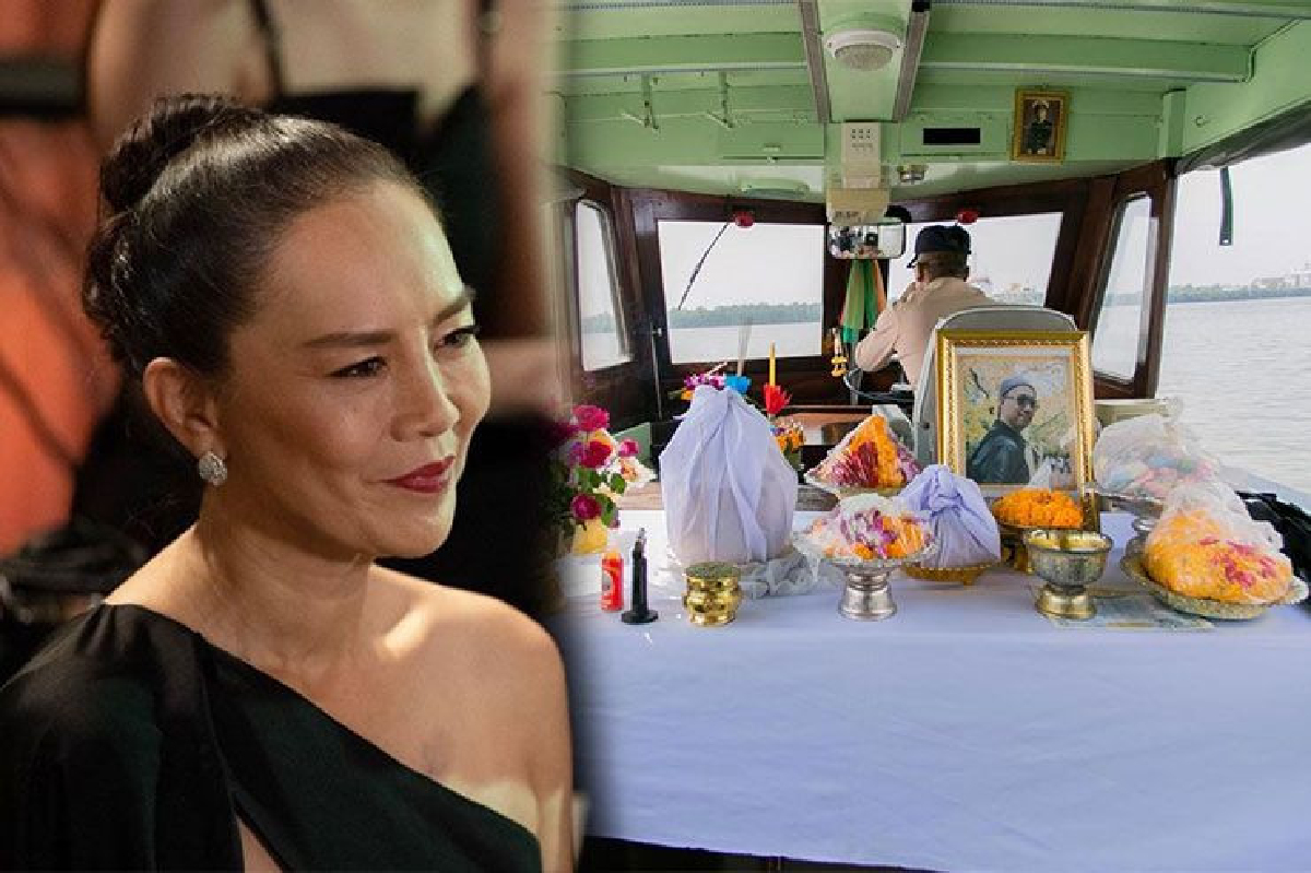 "ต่าย เพ็ญพักตร์” ทำพิธีลอยอังคาร “โตน” พร้อมเอ่ยคำลา ส่งถึงฝั่งเป็นครั้งสุดท้าย "ต่าย เพ็ญพักตร์” ทำพิธีลอยอังคาร “โตน” พร้อมเอ่ยคำลา ส่งถึงฝั่งเป็นครั้งสุดท้าย