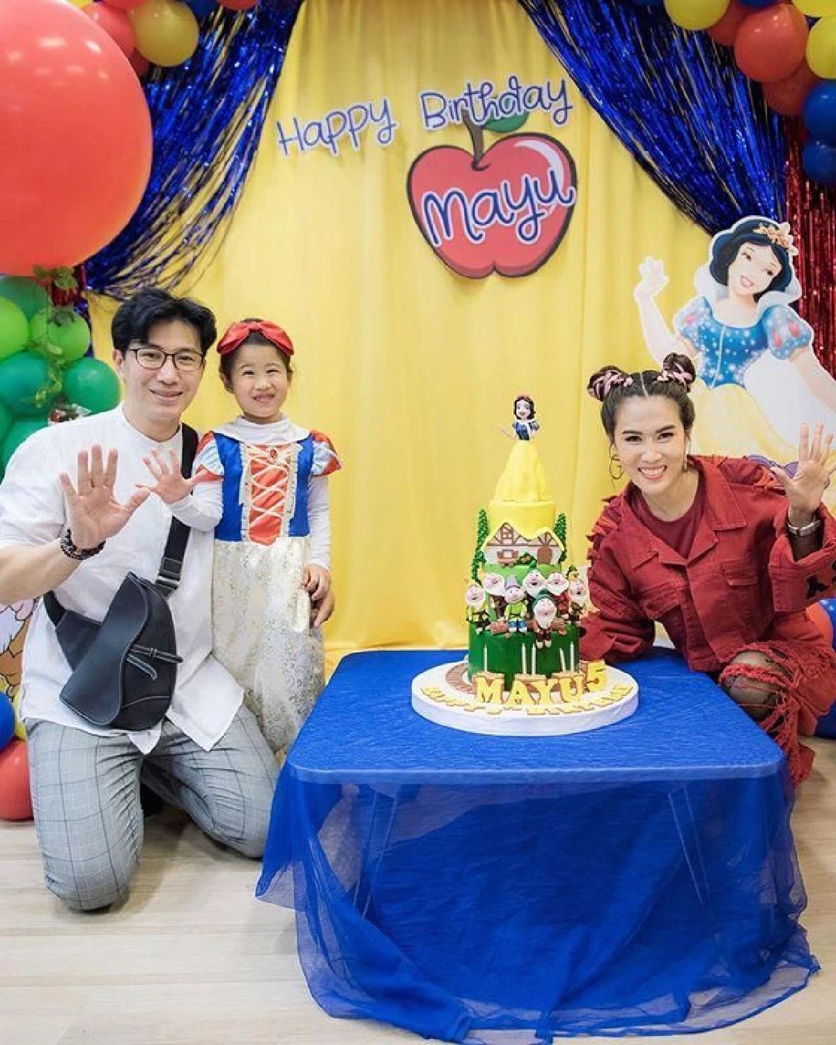 อบอุ่นพร้อมหน้า! “แม่เมย์-พ่อหนุ่ม” จัดปาร์ตี้วันเกิดอายุครบ 5 ขวบให้ "น้องมายู”