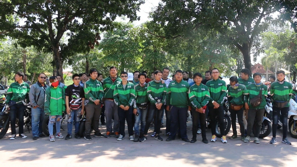 "แกร็บขอนแก่น"รวมตัวร้องบริษัทแม่ขอเพิ่มค่าแรงให้เป็นธรรมกว่าที่เป็นอยู่