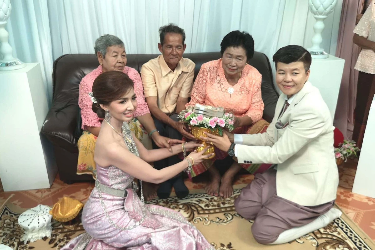 สุดฮือฮา! ครูทอมวิวาห์สาวสวย หลังคบหานาน8ปี