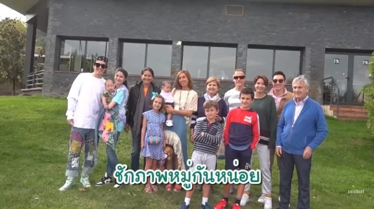มาร์กี้ พาลูกแฝด มีก้า-มีญ่า ไปเยี่ยมญาติ นอนบ้านเกิดที่สเปนครั้งแรก