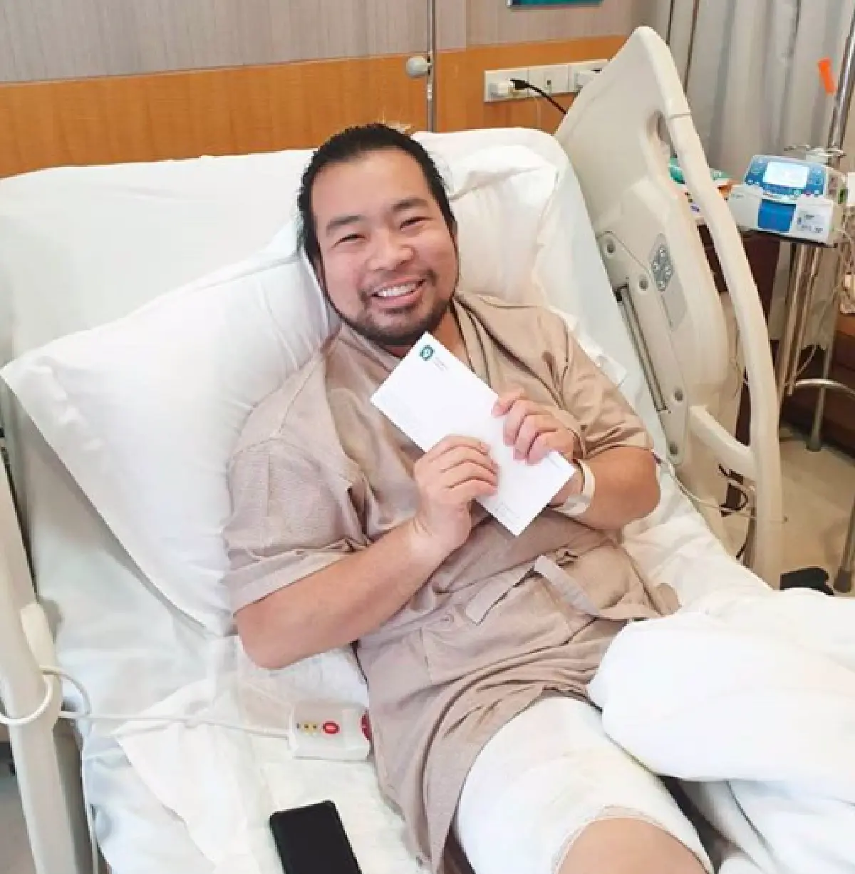 "แจ็ค ไรเดอร์” ได้กลับบ้านแล้ว! เผยค่ารักษาพยาบาลกว่า 1.3 ล้านบาท