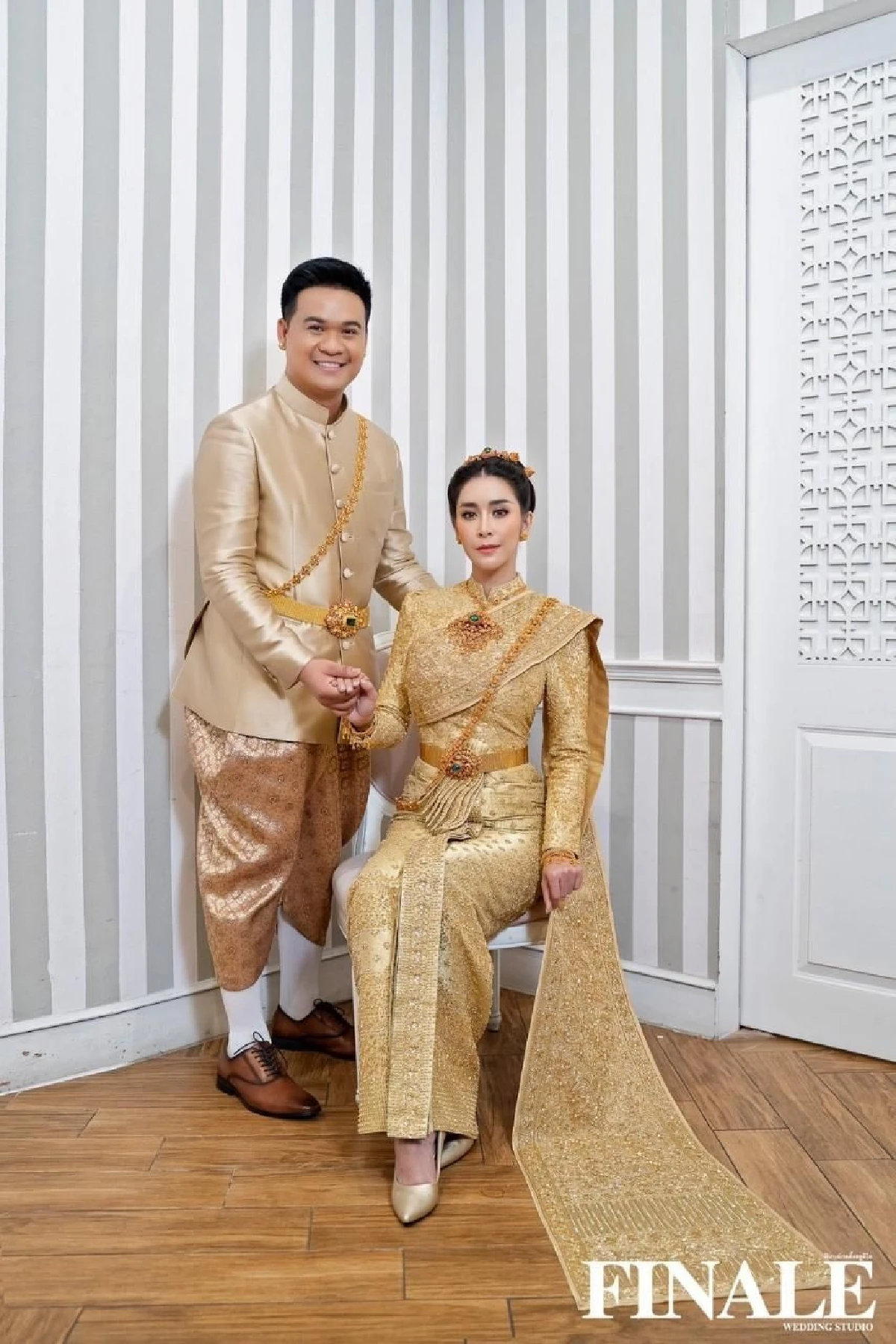 แต่งแล้วจ้า! ใหม่ สุคนธวา ควง ดีเจต้น สรพงษ์ เข้าพิธีแต่งงานชื่นมื่น