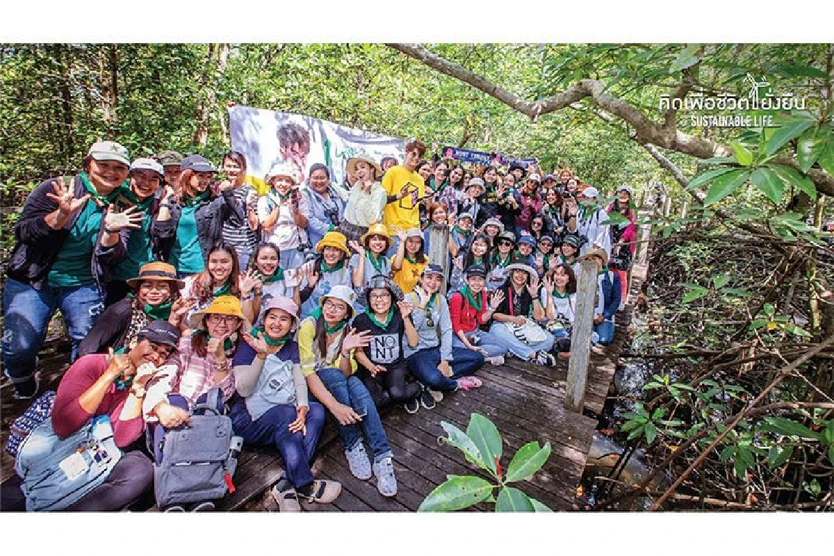 ''นนท์ ธนนท์'' ศิลปินหัวใจสีเขียว สานต่อโครงการ #ทำดีมีผลต่อหัวใจ ครั้งที่ 2 นำทัพจิตอาสาฟื้นฟูระบบนิเวศป่าชายเลน ปากน้ำประแส จ.ระยอง