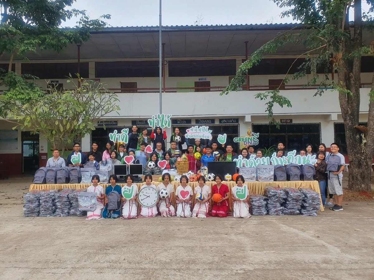กสิกรไทยไม่หยุดทำดี มอบอุปกรณ์การเรียนการสอนให้กับครูและนักเรียน อ.อุ้มผาง จ.ตาก