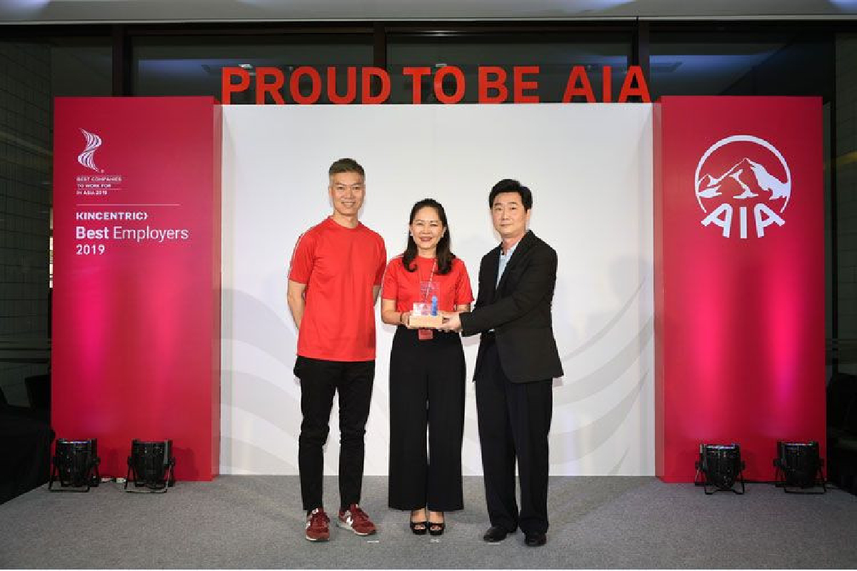 เอไอเอ ประเทศไทย คว้ารางวัล “Best Employers Thailand 2019” สุดยอดนายจ้างดีเด่นแห่งประเทศไทย ประจำปี 2562 จากบริษัท คินเซนทริค เอไอเอ ประเทศไทย คว้ารางวัล “Best Employers Thailand 2019” สุดยอดนายจ้างดีเด่นแห่งประเทศไทย ประจำปี 2562 จากบริษัท คินเซนทริค