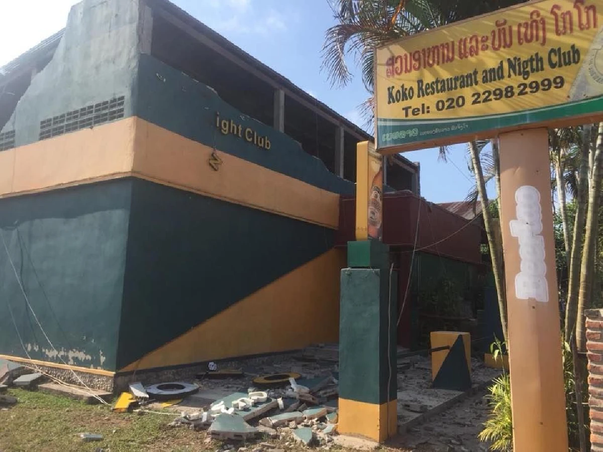 เผยภาพความเสียหาย แผ่นดินไหว"ไซยะบูลี"