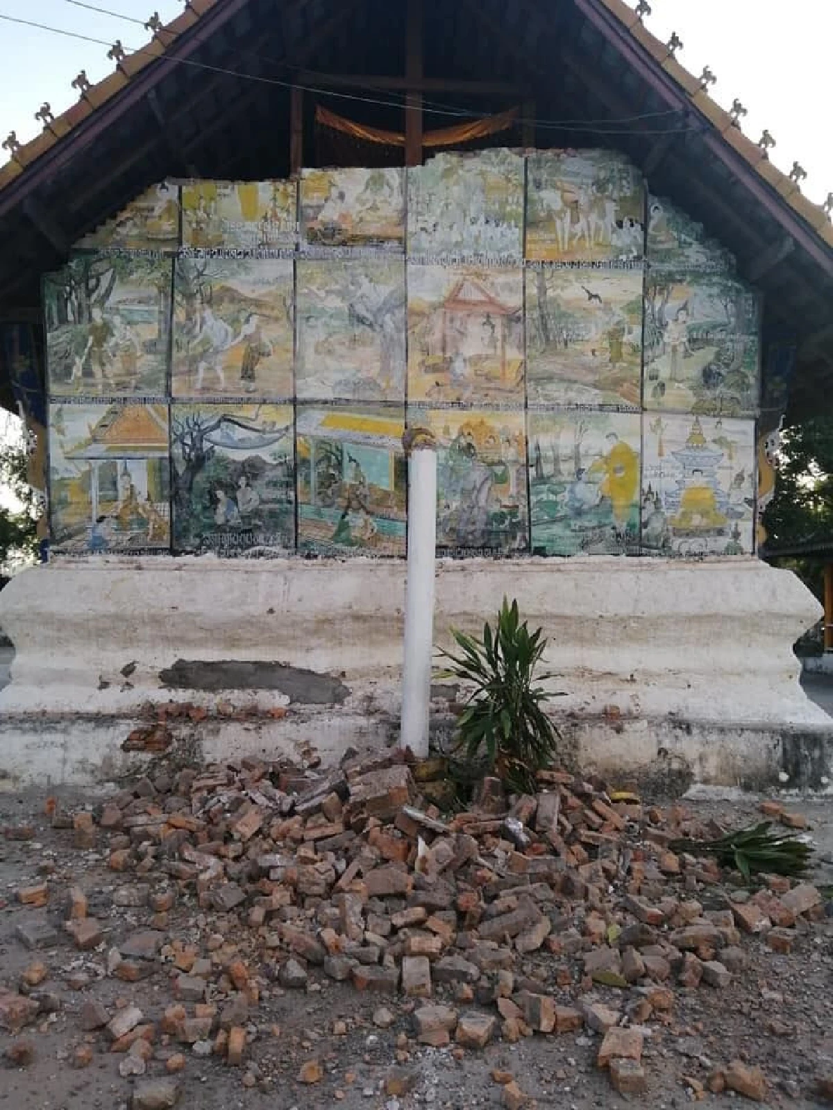 เผยภาพความเสียหาย แผ่นดินไหว"ไซยะบูลี"