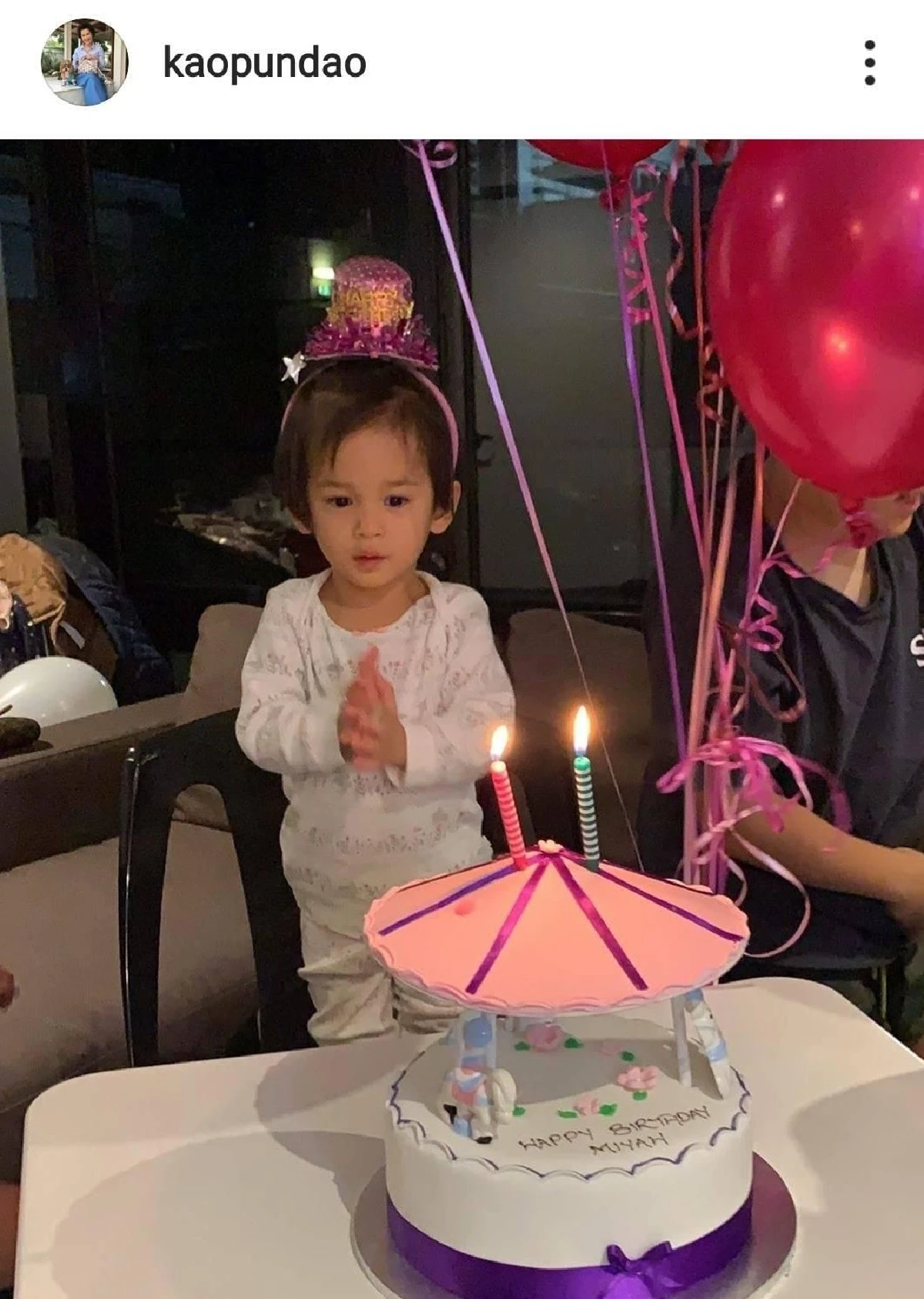 ความสุขของบ้านจารุจินดา! คุณย่าดวงดาว อวยพรวันเกิดหลานสาว น้องมียา อายุ 2 ขวบแล้ว