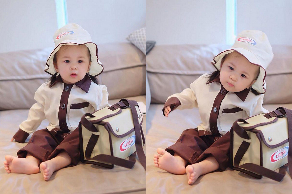 ช่วยซื้อหน่อยค่ะ! เป้ย ปานวาด จับลูกสาว น้องปาลิน แต่งตัวเป็นสาวยาคูลท์น่าเอ็นดูสุดๆ ช่วยซื้อหน่อยค่ะ! เป้ย ปานวาด จับลูกสาว น้องปาลิน แต่งตัวเป็นสาวยาคูลท์น่าเอ็นดูสุดๆ