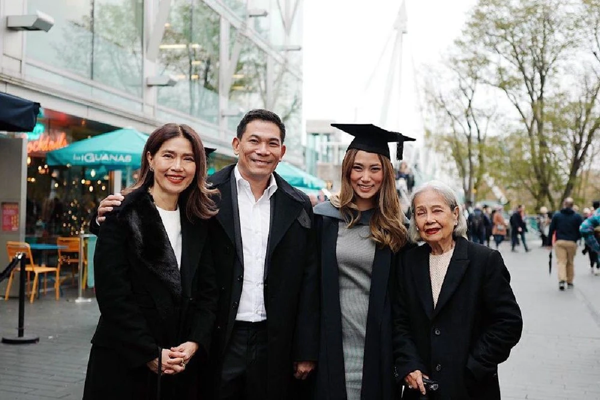 เพลง ชนม์ทิดา เรียนจบ ป.โท พ่อเอ๋-แม่ตู่ สุดภูมิใจบินลัดฟ้าไปยินดีที่อังกฤษ