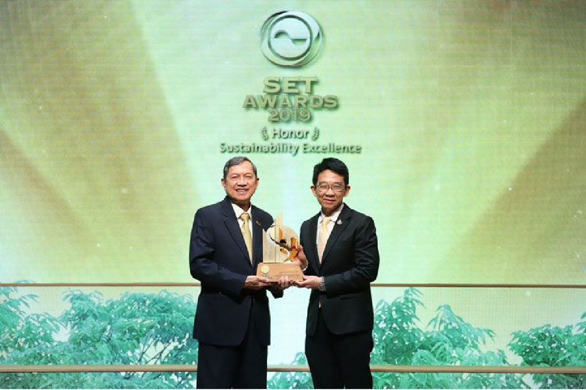 เอสซีจี รับรางวัลต้นแบบองค์กรที่ยั่งยืน จากเวที “SET Awards 2019” ต่อเนื่องปีที่ 5 เอสซีจี รับรางวัลต้นแบบองค์กรที่ยั่งยืน จากเวที “SET Awards 2019” ต่อเนื่องปีที่ 5