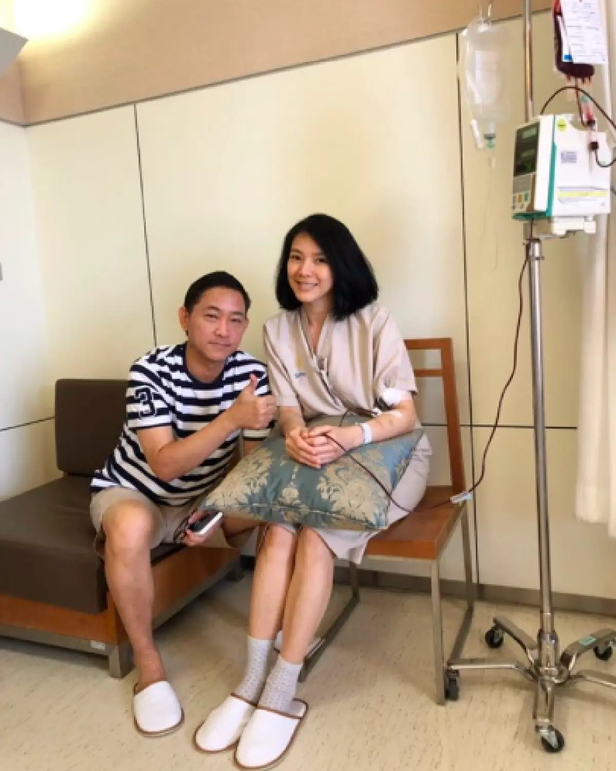 “นิ้ง กุลสตรี” โพสต์คลิปวิดีโอถึงสามี หลังเข้ารักษาตัวด้วยโรคไขข้อกระดูกบกพร่อง