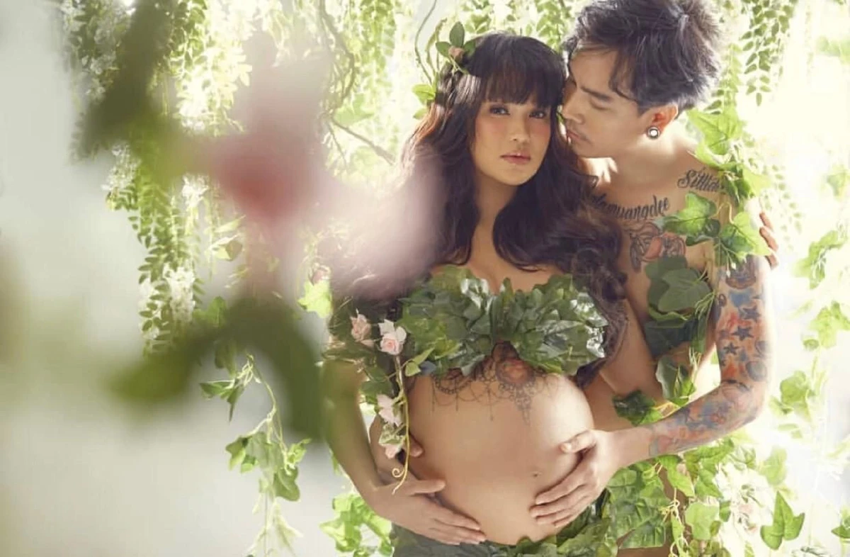 ชมพู่ ก่อนบ่าย ควงสามีถ่ายแบบอวดความแซ่บก่อนคลอด น้องธารา