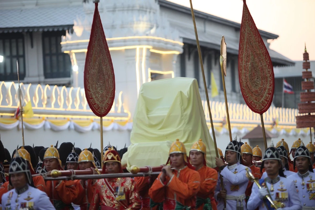 ซ้อมใหญ่เสมือนจริง ขบวนพยุหยาตราทางชลมารค พระราชพิธีบรมราชาภิเษก 2562