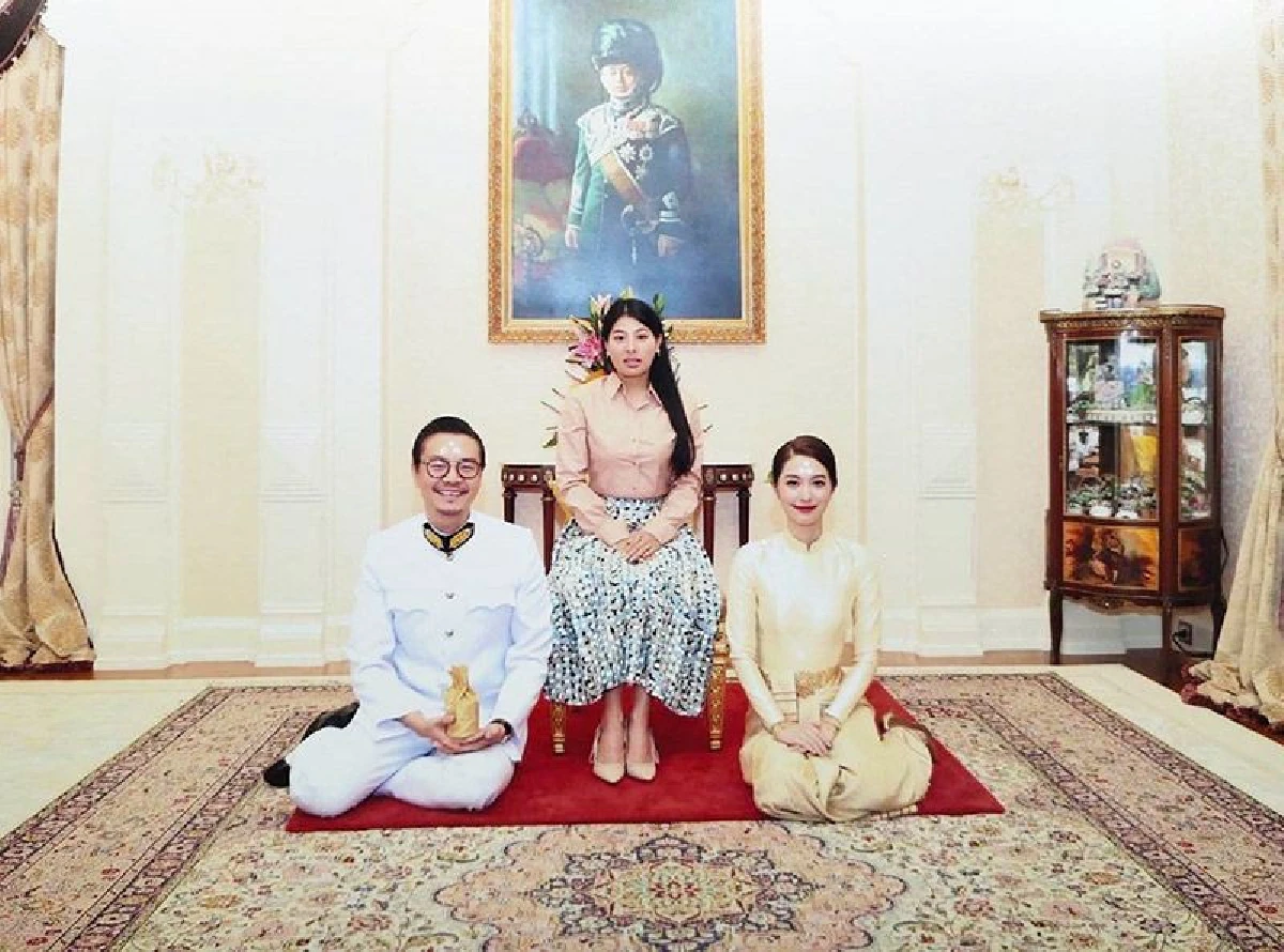 "เจ้าฟ้าสิริวัณณวรี" โปรดเกล้าฯ ประกอบพิธีสมรสพระราชทาน "มิว-เซนต์"