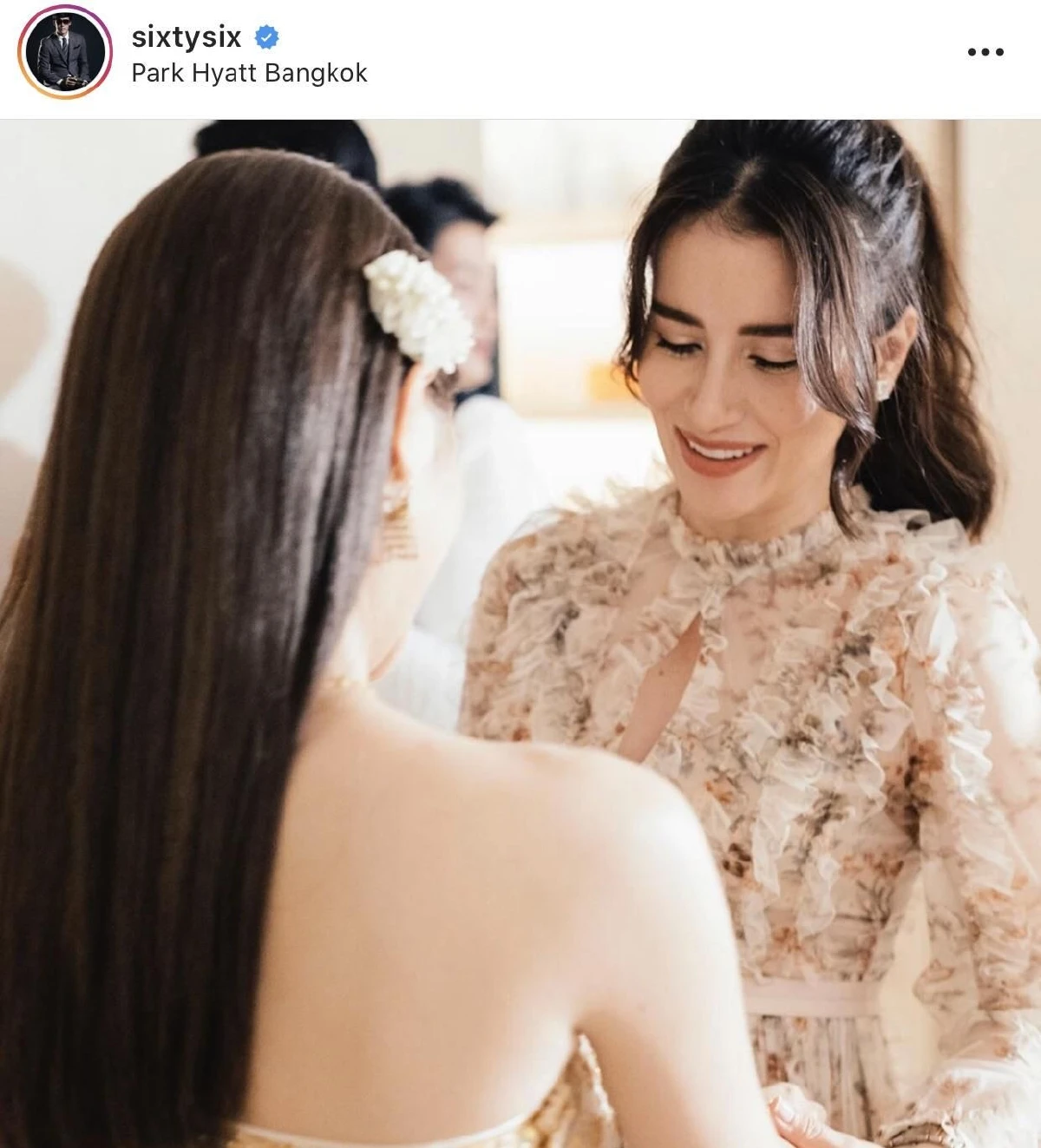 ส่องความสวย มิว นิษฐา เจ้าสาวป้ายแดงในชุดไทยหวานละมุน