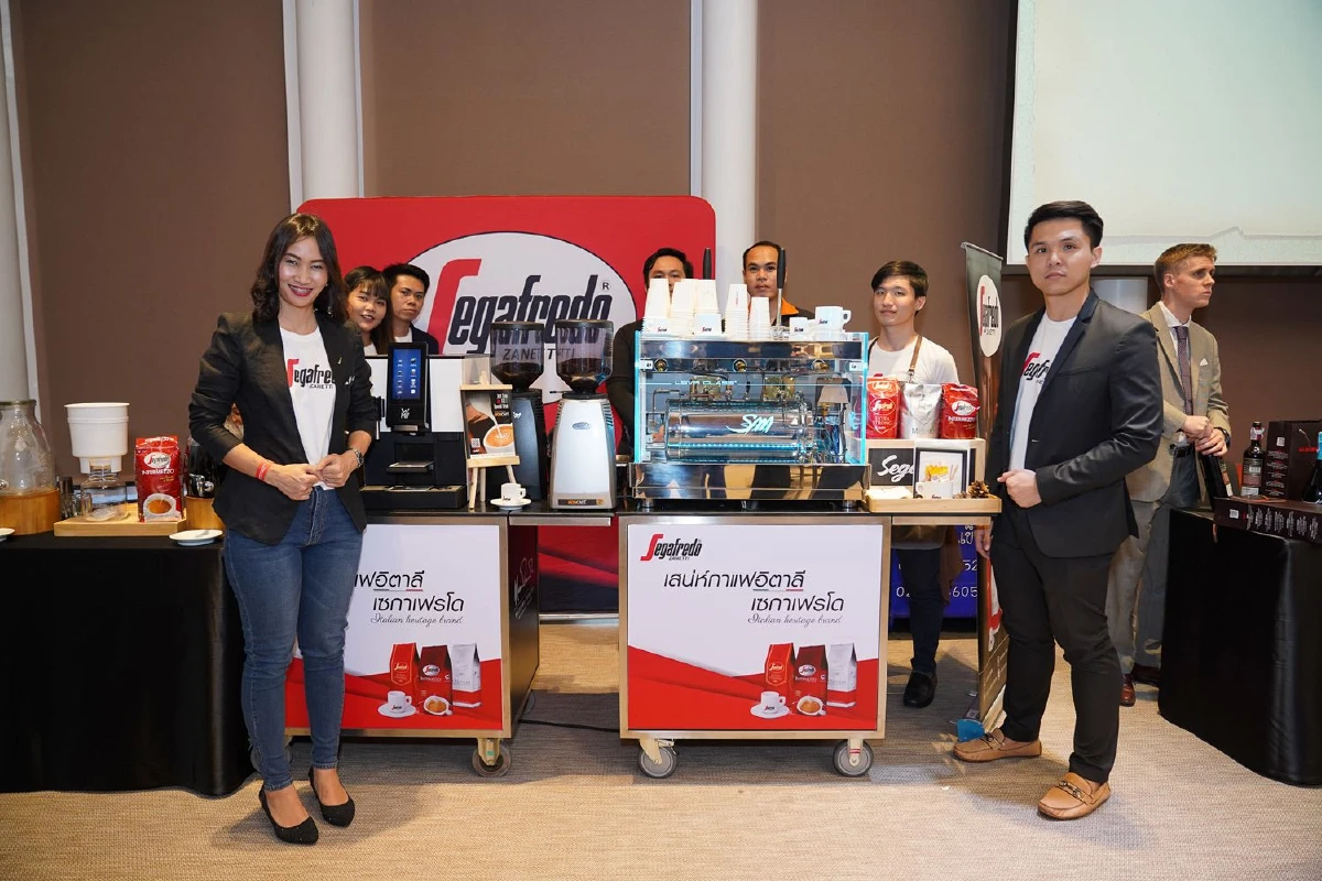 กาแฟ SEGAFREDO ร่วมเป็นส่วนหนึ่งในธุรกิจอาหารชั้นนำจากอิตาลี