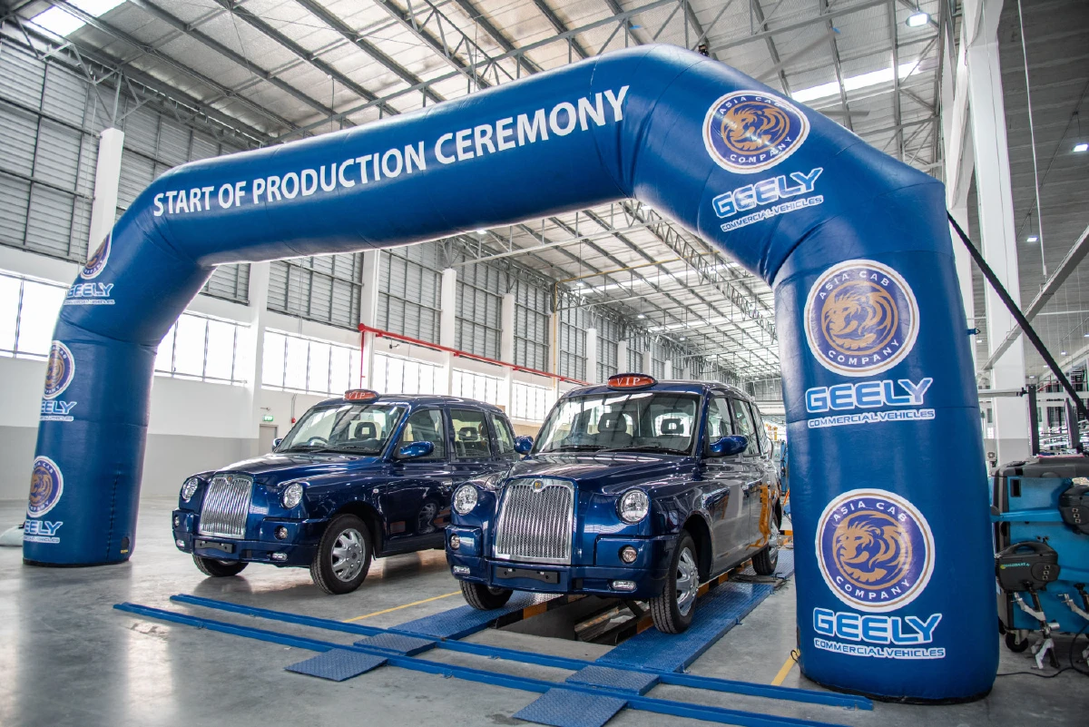 ASIA CAB ยักษ์ใหญ่ Geely ให้บริการรถแท็กซี่พรีเมี่ยมในปี 2563