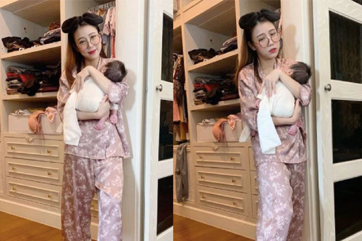 เรื่องของใครของมัน! “แอปเปิ้ล สีสะเหงียน” โดนคนเข้ามาแขวะ  หลังลงรูปเลี้ยงลูกจนหัวฟู