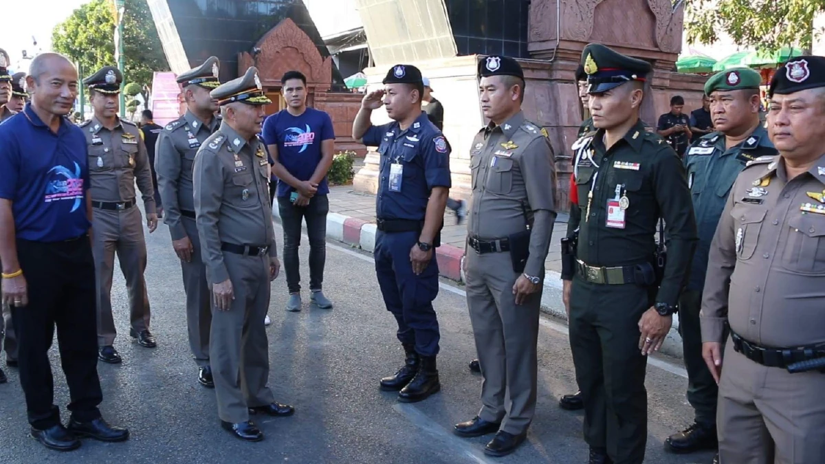 ขอนแก่นคุมเข้มงานเค้าท์ดาวน์จัดกำลัง 500 นายดูแลทางอากาศทางบก