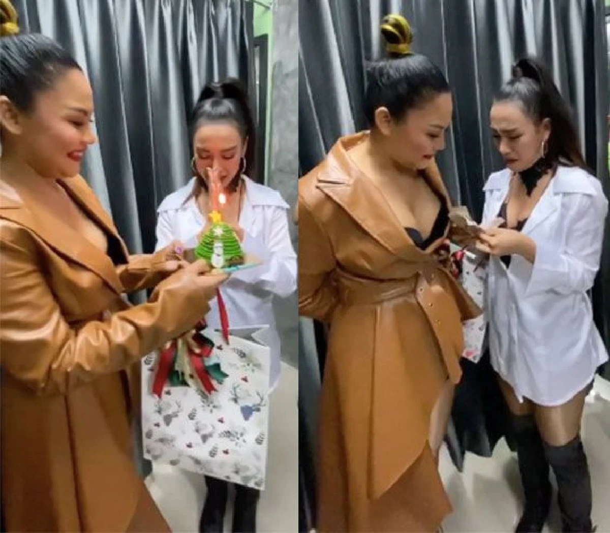 "ตั๊กแตน ชลดา” ทำเซอร์ไพรส์วันเกิดแดนเซอร์มอบเค้ก ของขวัญ เงินสดเกือบครึ่งแสนให้