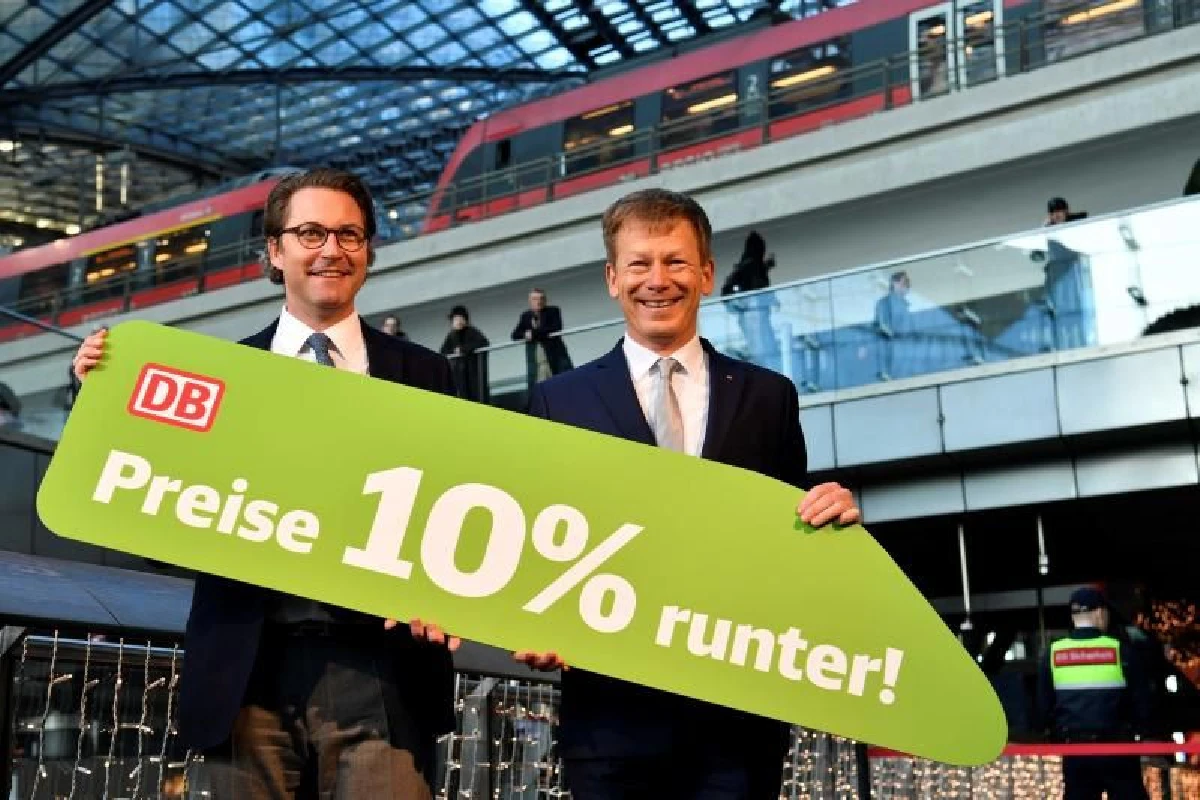 รถไฟเยอรมนีลดค่าโดยสารทางไกล จูงใจคนใช้บริการขนส่งสาธารณะรับมือโลกร้อน
