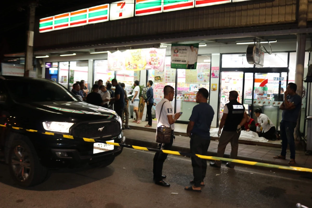 มือปืนยิงเสี่ยอดีตเจ้าของร้านแต่งรถดับ หน้าเซเว่นฯ ตำรวจพุ่งปมชู้สาว