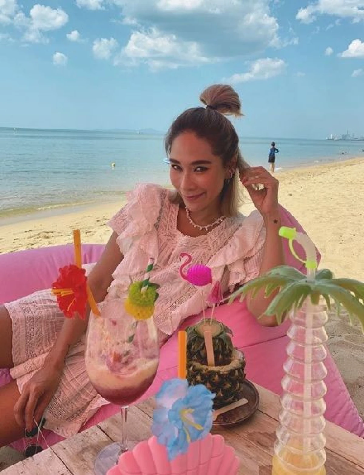 คุณมัมไม่โสดแล้ว! พลอย เฌอมาลย์ เปิดตัวแฟนใหม่หนุ่มลูกครึ่งสายหมี