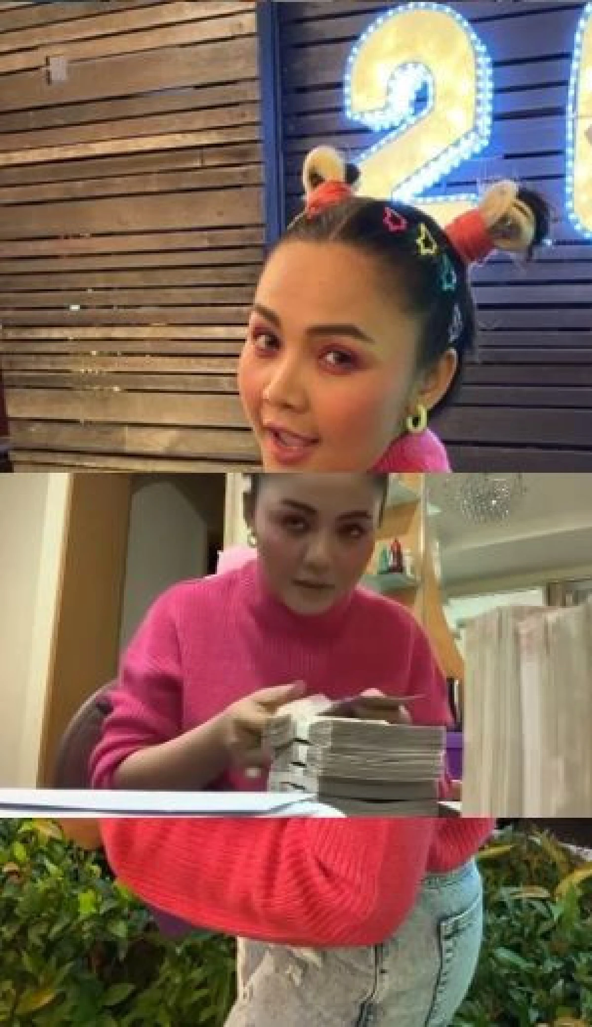 ไม่รวยมากแต่เปย์หนัก! ตั๊กแตน ชลดา นับเงินล้านใส่ซองแจกลูกน้องในปาร์ตี้ปีใหม่