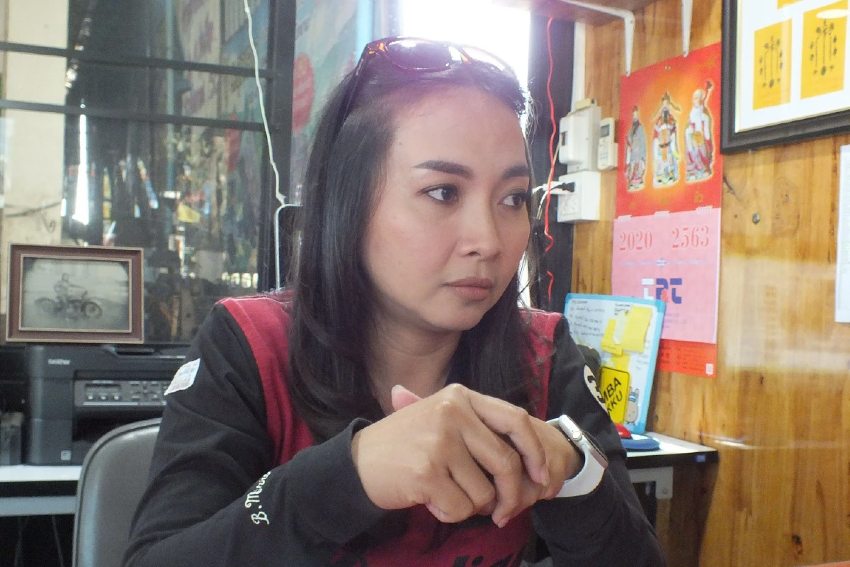 สาวไทยเป็นตัวแทนเอเซีย ขี่มอเตอร์ไซค์โบราณข้ามสหรัฐ 16วัน 5,000 กม.