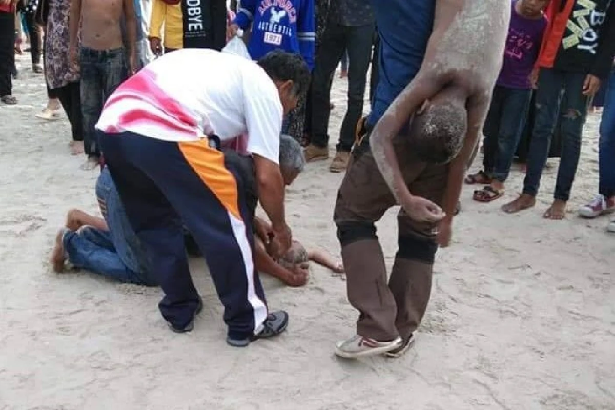 เศร้าวันเด็ก จมน้ำหาดนราทัศน์ รอด3ราย สูญหาย1ราย