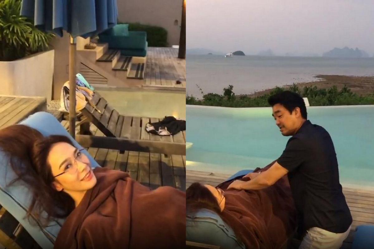 ไม่รักไม่ทำแบบนี้! ไฮโซพก นวดแขนให้ อั้ม พัชราภา คู่นี้หวานต่อเนื่องจริงๆ ไม่รักไม่ทำแบบนี้! ไฮโซพก นวดแขนให้ อั้ม พัชราภา คู่นี้หวานต่อเนื่องจริงๆ