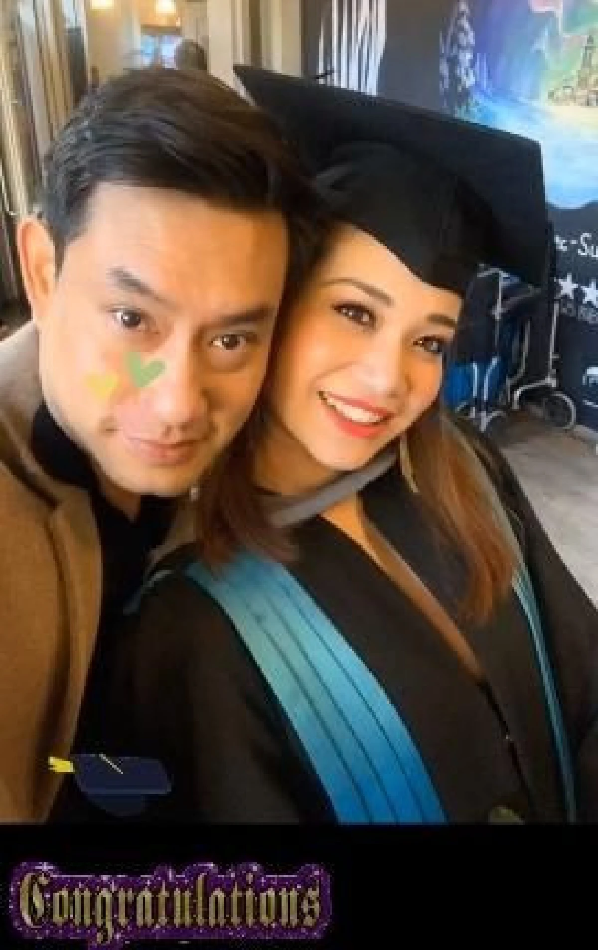 ตัวไกลใจอยู่ลอนดอน! แอน สิเรียม ปลื้มใจ นนนี่ ลูกสาวคนเดียวเรียนจบปริญญาโท