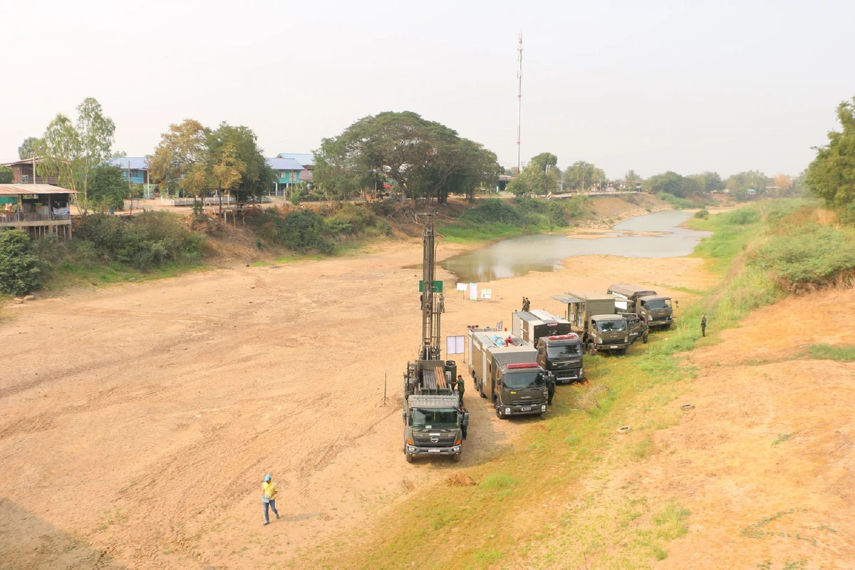 แม่ทัพภาคที่ 3 เห็นกับตาแม่น้ำยมแห้งขอดสั่งเร่งแก้ปัญหาด่วน