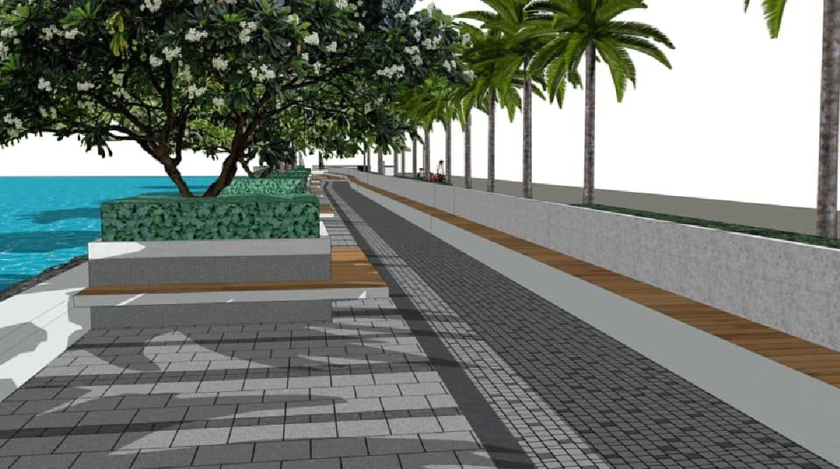 "นายกตุ้ย"ลุยปรับภูมิทัศน์ "หาดวอนนภา" บางแสน