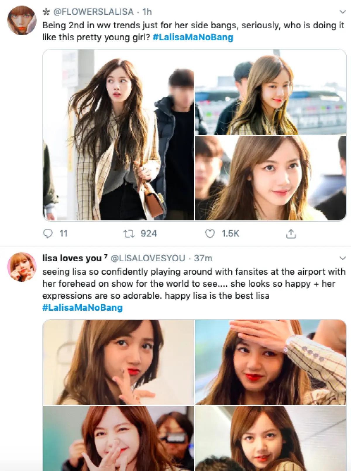 เกินคำว่าปัง! ชาวเน็ตแห่แชร์ภาพ "ลิซ่า Blackpink” แบบไม่มีผมหน้าม้า จนติดเทรนด์ฮิต