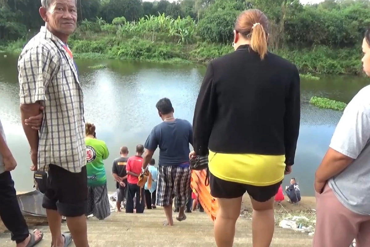 หญิงสูงอายุกระโดดคลองอู่ตะเภาหน้าตลาดนัด สามีงมหาร่างเผยผู้ตายเครียดกินยารักษาตัวมาตลอด