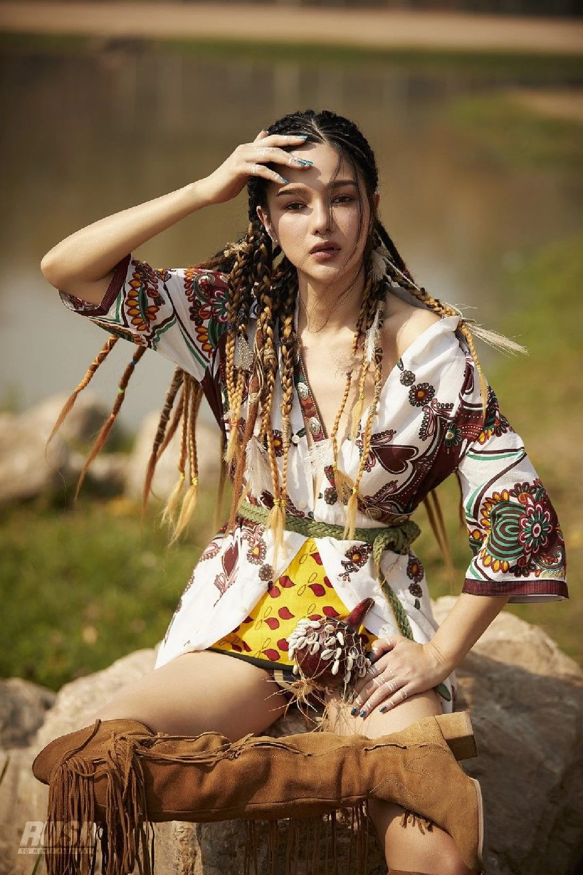 การันตีความแซ่บ! กวาง เดอะเฟซ ถ่ายแบบเซ็กซี่สะเทือนทั้งผืนป่า