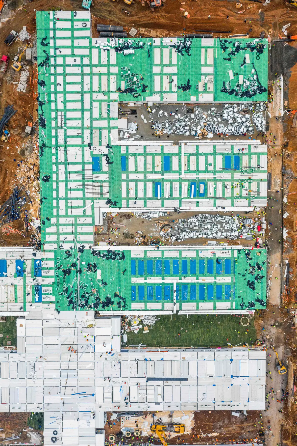 ชมภาพความพร้อมของโรงพยาบาลหั่วเสินซาน สร้างเสร็จแค่11วัน