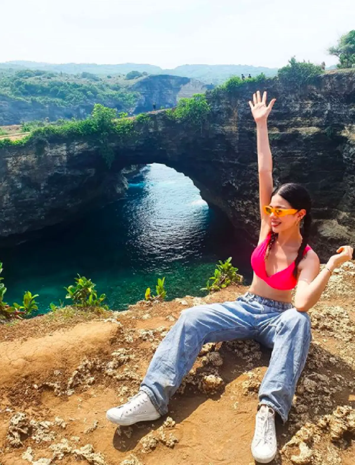 “กวาง” พกความแซ่บและเซ็กซี่แบบจัดเต็ม เที่ยวน้ำตกบาหลี ดีทุกภาพ