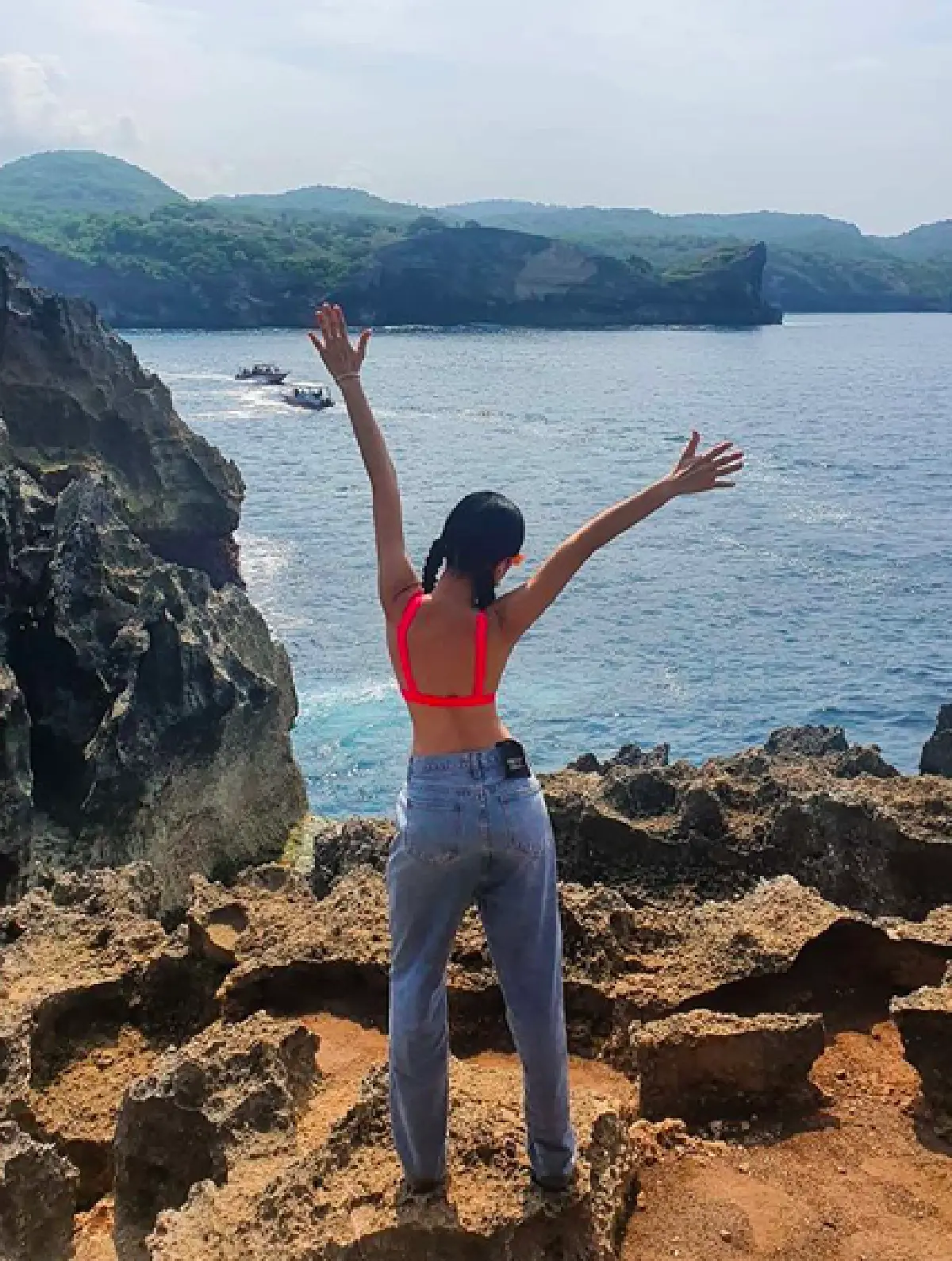 “กวาง” พกความแซ่บและเซ็กซี่แบบจัดเต็ม เที่ยวน้ำตกบาหลี ดีทุกภาพ