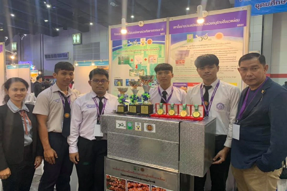 วิทยาลัยเทคนิคสุราษฎร์ฯเจ๋ง กวาด 5 รางวัลวิจัยสิ่งประดิษฐ์เยาวชนระดับชาติ