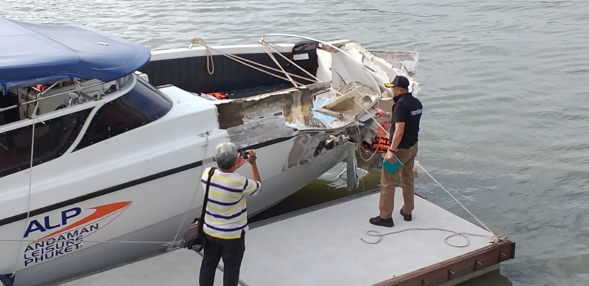 เร่งเยียวยาช่วยเหลือนักท่องเที่ยวเหยื่อเรือสปีดโบ๊ทชนกันบาดเจ็บ 19 ตาย 2