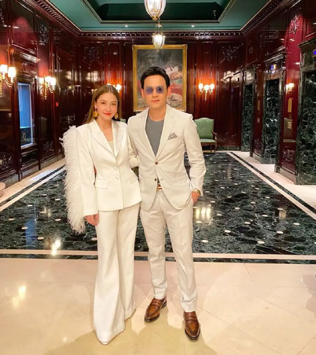 มาอีกเซ็ตพรีเวดดิ้ง “ฟลุค-นาตาลี” ล่องเรือชิลๆ กลางแม่น้ำเจ้าพระยา